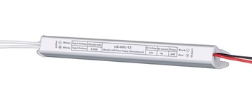 ZASILACZ LED SLIM 48W 12V/DC MODUŁOWY ULTRA WĄSKI!
