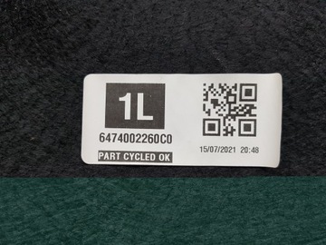 TOYOTA COROLLA E21 ОБИВКА БОКОВИНЫ БАГАЖНИКА