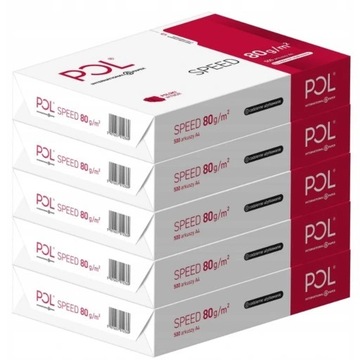 ОФИСНАЯ БУМАГА XERO COPY A4 5 стопок 2500 тыс. POLSPEED