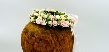 wianek komunijny na kok,wianki komunijne,na koczek