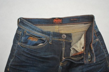 z Modne Spodenki Jeans SuperDry 30 S Skinny z USA!