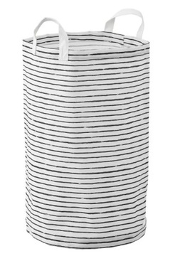 IKEA KLUNKA - torba na pranie biały/czarny 60 l