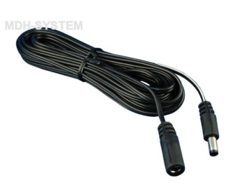 PRZEDŁUŻACZ ZASILANIA DC DO KAMER 5 M PRZEWÓD
