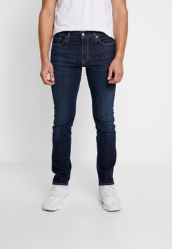 LEVI'S 511 JEANSY GRANATOWE NA CO DZIEŃ 33/32 1S4A