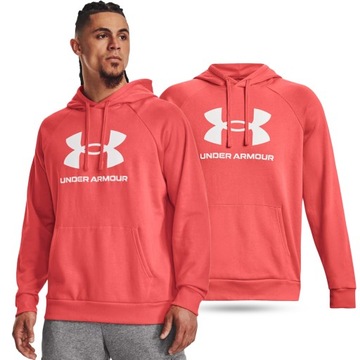 BLUZA MĘSKA Z KAPTUREM UNDER ARMOUR DRESOWA SPORTOWA BAWEŁNA 1379758