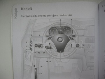 BMW 5 E60 Руководство пользователя на польском языке BMW 5 series E61 2003-2007 гг., издание 2006 г.