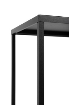 ПОДСТАВКА ДЛЯ ЦВЕТОВ МЕТАЛЛИЧЕСКАЯ, ОДИНАРНАЯ, ПОЛЬСКИЙ ИЗДЕЛИЕ, LOFT, черный, 80 см