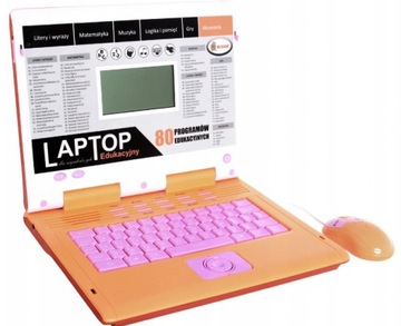 LAPTOP EDUKACYJNY 80 PROGRAMÓW USB DO NAUKI