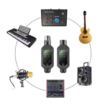 Mikrofon Nadajnik Odbiornik Stabilna transmisja Adapter mikrofonu XLR do ur