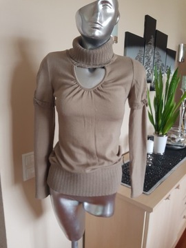Sweter beżowy S 36