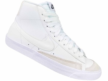 NIKE BLAZER MID BUTY DAMSKIE WYSOKIE TRAMPKI BIAŁE