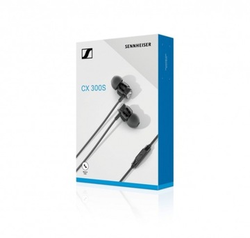 Słuchawki przewodowe dokanałowe Sennheiser CX 300S czarne