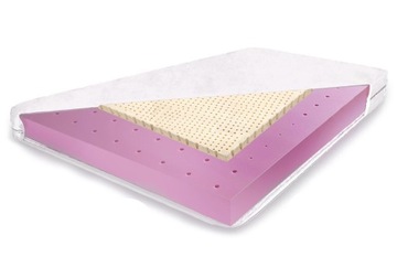 DZIECIĘCY MATERAC 90X200 Z LATEKSEM SPRĘŻYSTY 18CM