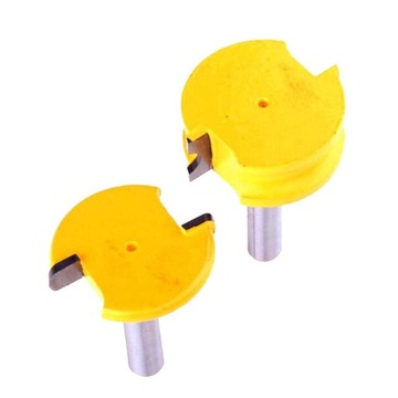 2 X Frezy do przełącznika drewna Flet i koralik Canoe