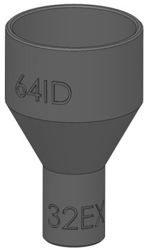 Adapter mirka 1025/1230 32E 64I Rutlands R5076