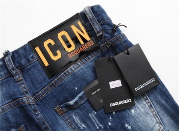 Dsquared2 Męskie spodnie jeansowe Slim