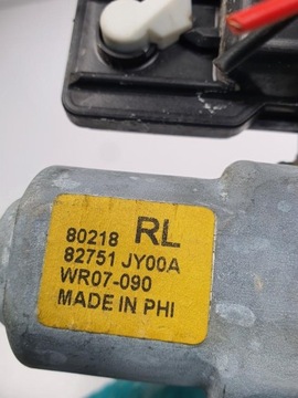 MOTOREK OKNO LEVÝ ZADNÍ RENAULT KOLEOS I