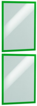 2 x RAMKA SAMOPRZYLEPNA MAGNETYCZNA PLAKATOWA INFORMACYJNA A3 ZIELONA