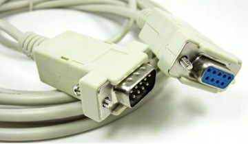 Kabel szeregowy Przedłużacz DB9 RS232 COM M-F 5m