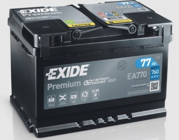 Akumulator EXIDE PREMIUM 77Ah EA770 70Ah 74Ah 72Ah