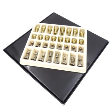 Эксклюзивные металлические шахматы Italfama 28x28 см – N035