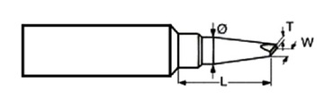 Насадка ЭЛВИК ГД-2 №51 плоская 1,6 мм