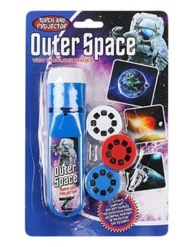 LATARKA projektor KOSMOS 24slajdy 2w1 Outer SPACE