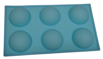 СИЛИКОНОВАЯ ФОРМА ДЛЯ МОНОПОРЦИЙ БОЛЬШИЕ ПОЛУСФЕРЫ ШАРИКИ ДЛЯ ПОНЧИКОВ