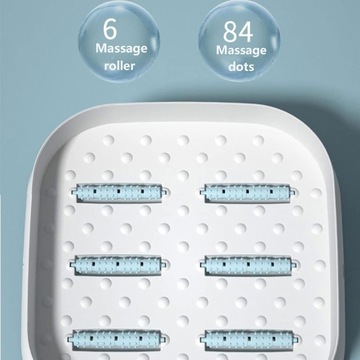 Ведро для педикюра складное и складное, переносное, пластик/резина.