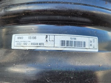 DISK 15 NISSAN MICRA K13 NOTE ET50 5,5J