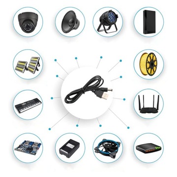 KABEL ZASILAJĄCY ŁADOWARKA USB DC 5,5 mm 5V