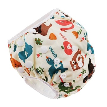 Reusable Swim Diaper, Adjustable Washable Animals