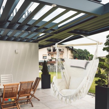 Гамак-качели, подвесное кресло, бразильское садовое кресло-качалка + 3 подушки, 150 кг.