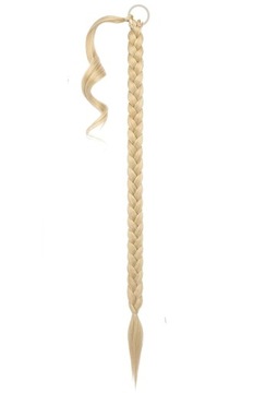 Włosy Sztuczny Warkocz Do Samodzielnego Zaplecenia Blond 66 cm