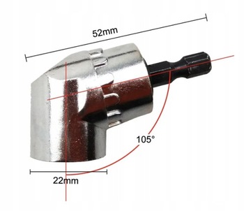 УГЛОВОЙ ПЕРЕХОДНИК РУКОЯТКА С НАСАДКОЙ ДЛЯ ШЕСТИГРАННОЙ ОТВЕРТКИ