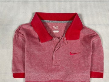 Nike the athletic dept polo różowe męskie logo S