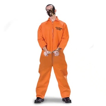 Strój męski WIĘZIEŃ PSYCHOPATA L 52-54 L