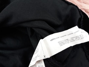 ZARA CZARNA WELUROWA AKSAMITNA LUŹNA SUKIENKA HISZPANKA ELEGANCKA 36 S