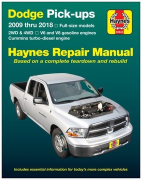 DODGE Pick-Ups (2009-2018) instrukcja napraw Haynes 24h