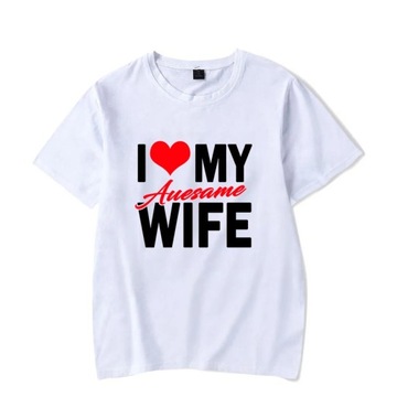 I Love My Awesome Wife Husband T Shirts Honeymoon