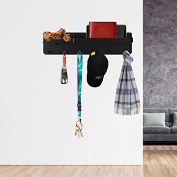 ДЕРЖАТЕЛЬ ДЛЯ КЛЮЧЕЙ ВЕШАЛКА ДЛЯ ОДЕЖДЫ ПОЛКА НА 6 КРЮЧКОВ