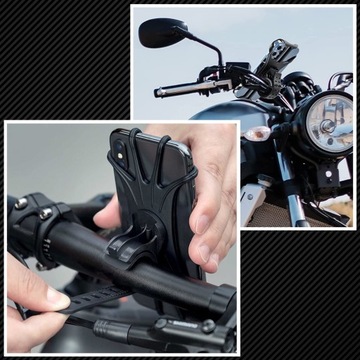 ПРОЧНЫЙ ВЕЛОСИПЕДНЫЙ ДЕРЖАТЕЛЬ ДЛЯ ТЕЛЕФОНА, ВЕЛОСИПЕДНОГО РУЛЯ, СИЛИКОНОВЫЙ, РЕГУЛИРУЕМЫЙ