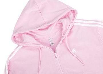 adidas bluza damska z kapturem rozpinana sportowa hoodie Oversize roz.M