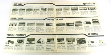 JVC NIVICO Проспект ЯПОНИЯ около 1970 г.