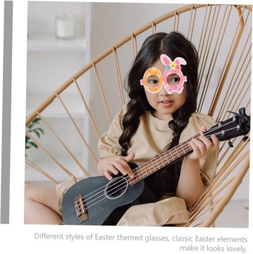 Набор из 6 пасхальных очков, аксессуаров для фотосессии