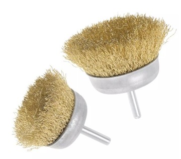 НАБОР ПРОВОЛОЧНЫХ ЩЕТКОВ ДЛЯ ДРЕЛЬ, ОТВЕРТОК, СТАЛЬ, МЕТАЛЛ, ДЕРЕВО, 5 шт.