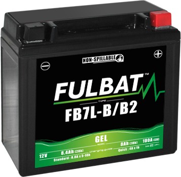 Akumulator ŻELOWY Fulbat YB7L-B GEL 8,4Ah 100A ZAMIENNIK YUASA VARTA EXIDE
