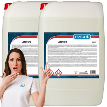 MOCNY KWAS płyn do mycia felg aluminium BURT KÓŁ PŁYN Nerta atc 100 2 x 25L