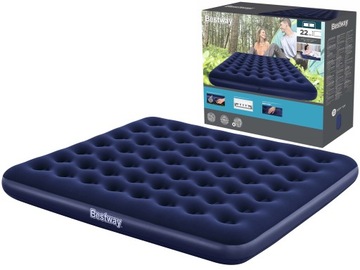 dmuchany MATERAC WELUROWY Bestway 202/183/22 cm KING