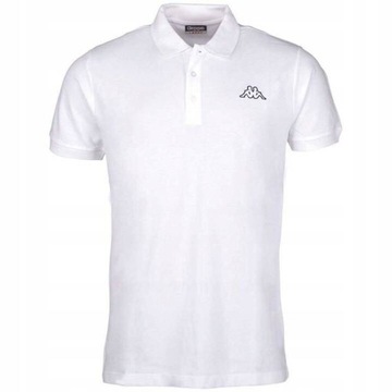 Koszulka męska POLO KAPPA 001 WHITE 303173